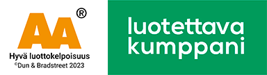 luotettava kumppani aa-luottoluokitus logot